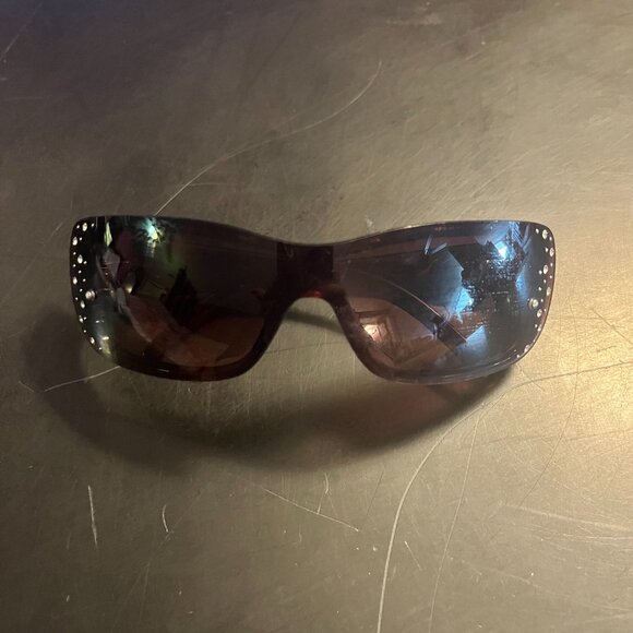 DG Sunglasses Good Condition Tortoise Shell With Diamond look Accents - Picture 8 of 11